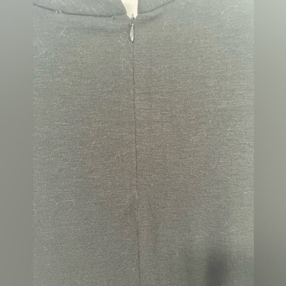 Riva Black Sleeveless Midi Dress with Silver Grommet Detail – Size L - Picture 5 of 11